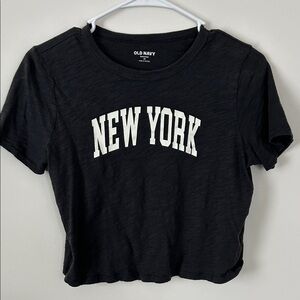 Black New York Women's Top